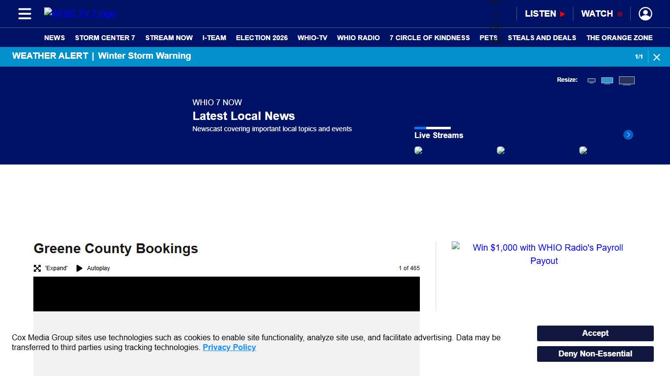 Greene County Inmates – WHIO TV 7 and WHIO Radio