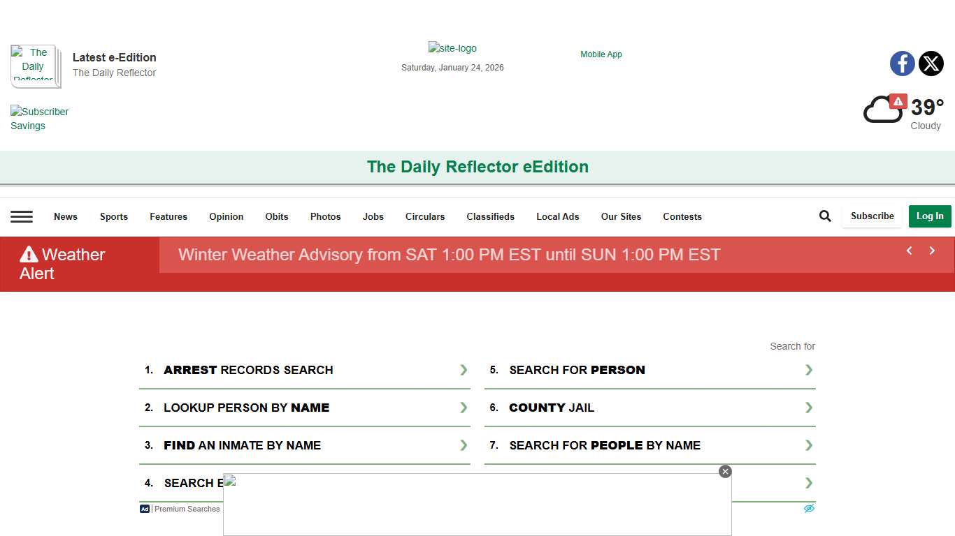 Jail Bookings reflector.com
